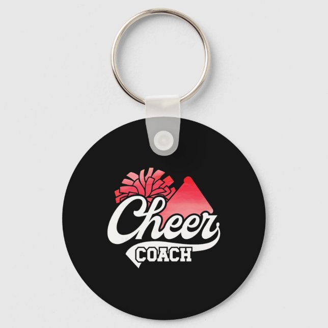 Cheertränare Cheerleading-tränare Bästa Cheerleade Nyckelring (Framsida)