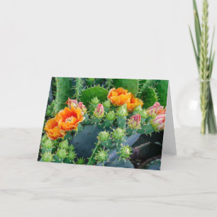 Cheerts Cactus Flowers Hälsning Kort