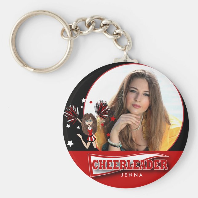 Cheerwriter - DIY Photo - Red Nyckelring (Framsidan)
