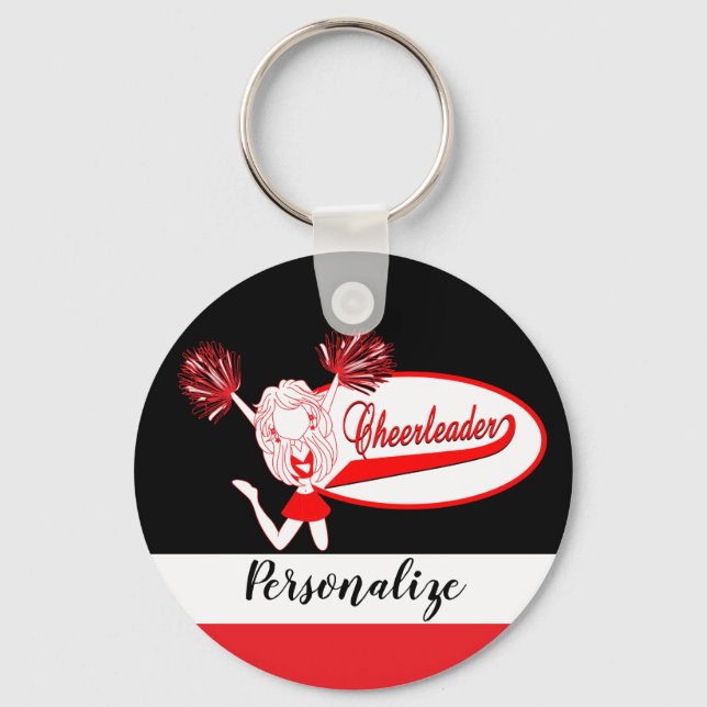 Cheerwriter - DIY Text - Red Nyckelring (Framsida)