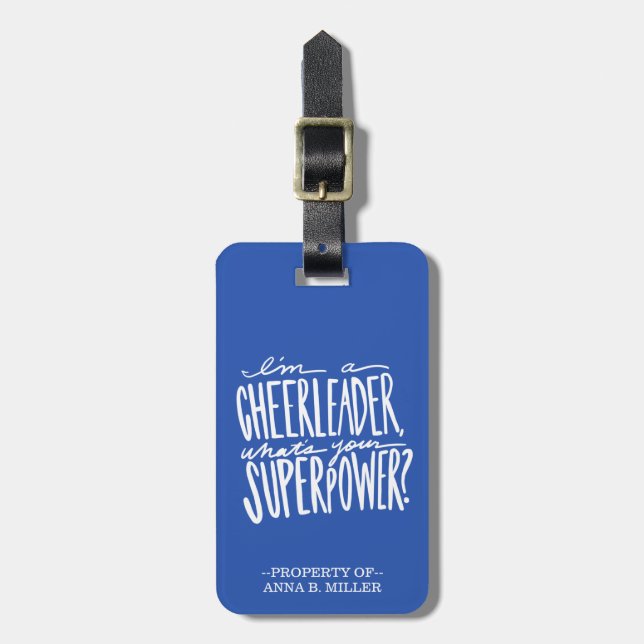 Cheerwriter Luggage Tag - Personlig Bagagebricka (Vertikal Framsida)