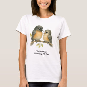 Cheery American Robin T Shirt
