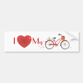 Cheery Cherry Bicycle Bildekal