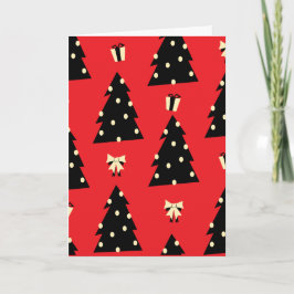 Cheery Christmas tree card Kort