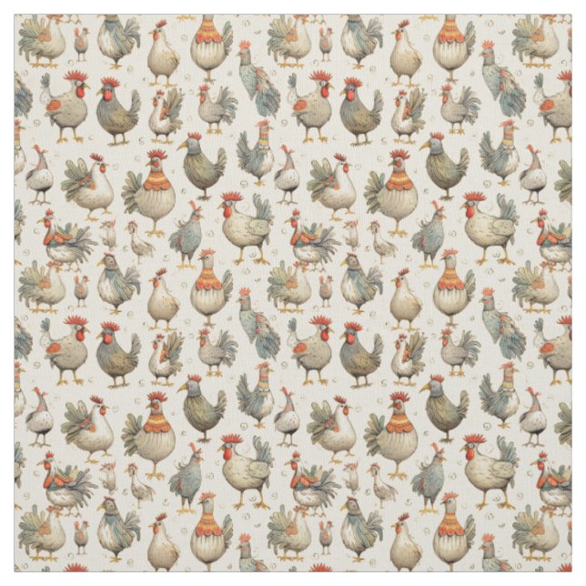 Cheery Coops: Stollig Chicken Tyg (Provkarta)
