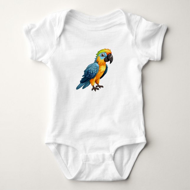Cheery Parrot T Shirt (Framsida)