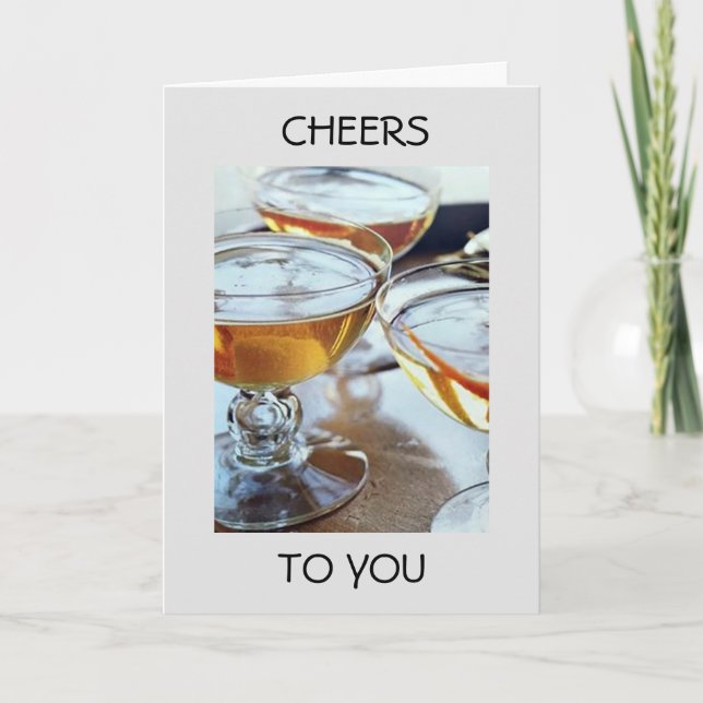 **CHEES OCH LYCKLIG HELGDAG TILL DIG** KORT (Framsida)
