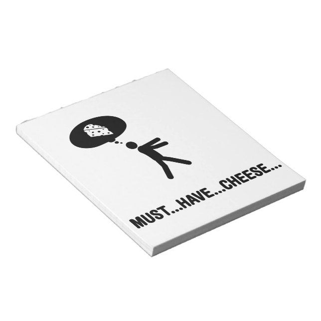 Cheese Älskare Anteckningsblock (Vinklad)