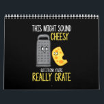 Cheese Älskare Cute Food Pun Cheesy Party Costume Kalender<br><div class="desc">Cheese Älskare Cute Food Pun Cheesy Party Costume</div>