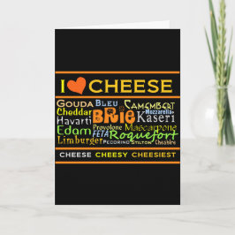 Cheese Älskare Kort