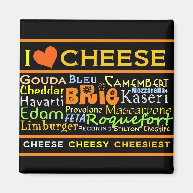 Cheese Älskare Magnet (Framsidan)