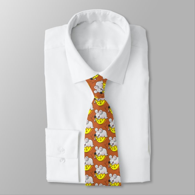Cheese Älskare Neck Tie Slips (Bunden)