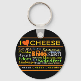 Cheese Älskare Nyckelring