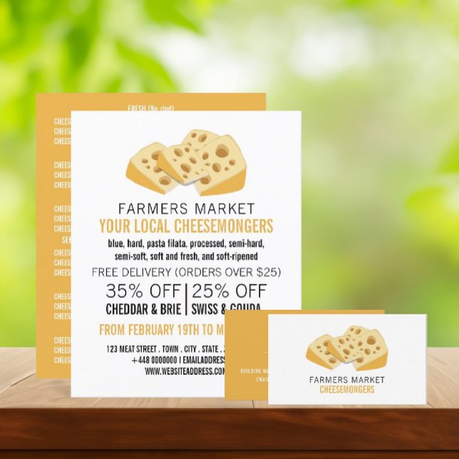 Cheese Blocks, Cheesemonger Advertising Flygblad (Skapare uppladdad)