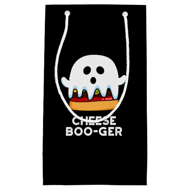Cheese Boo-ger Funny Ghost Pun Mörk BG (Framsidan)