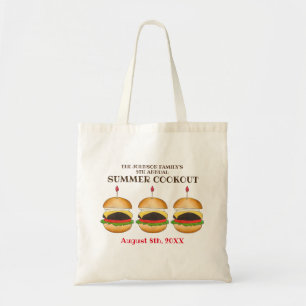 Cheese Burger Cheeseburger BBQ Barbecue Cookout Tygkasse