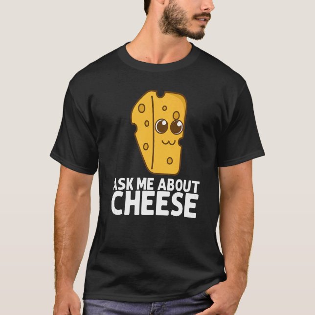 Cheese Cheddar Dairy Product  Men Women T Shirt (Framsida)
