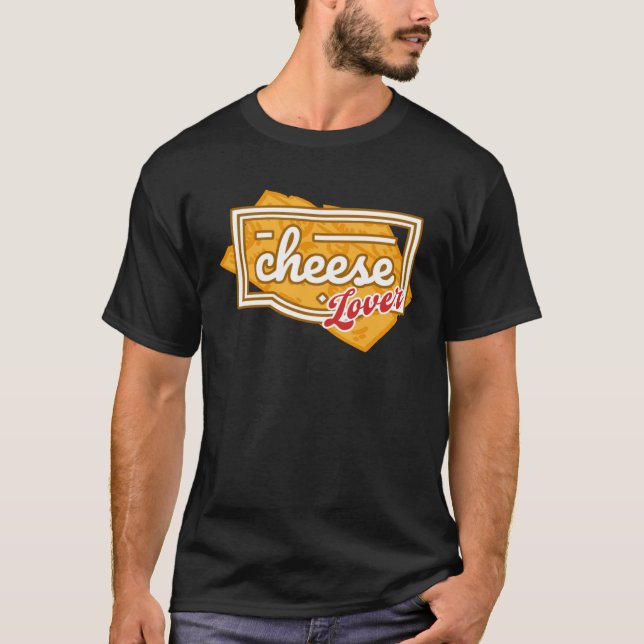 Cheese Day Celebration Cheeze  Love T Shirt (Framsida)