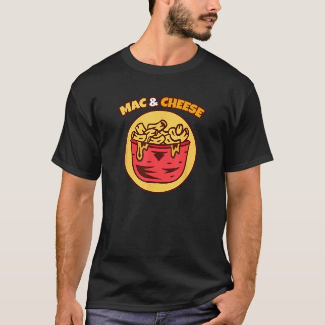 Cheese Day Celebration Cheeze Lovers Love Mac & Ch T Shirt (Framsida)