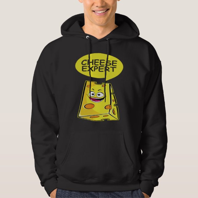 Cheese expert I photographer Photo Foto Hoodie (Framsida)