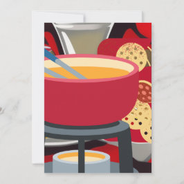 Cheese Fondue Julkort