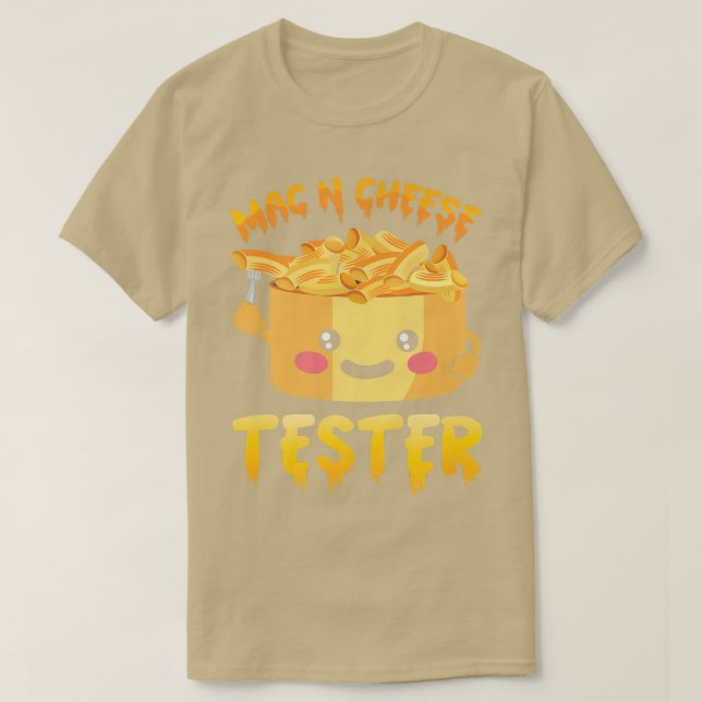Cheese Funny Tester Cute Tasty Yummy Foodie Roligt T Shirt (Design framsida)