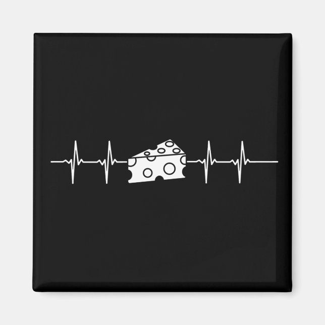 Cheese Heartslag Magnet (Framsidan)
