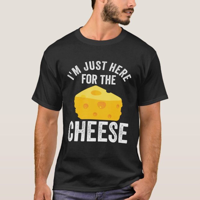 Cheese  I wonder If Cheese Thinks About Me Too  1 T Shirt (Framsida)