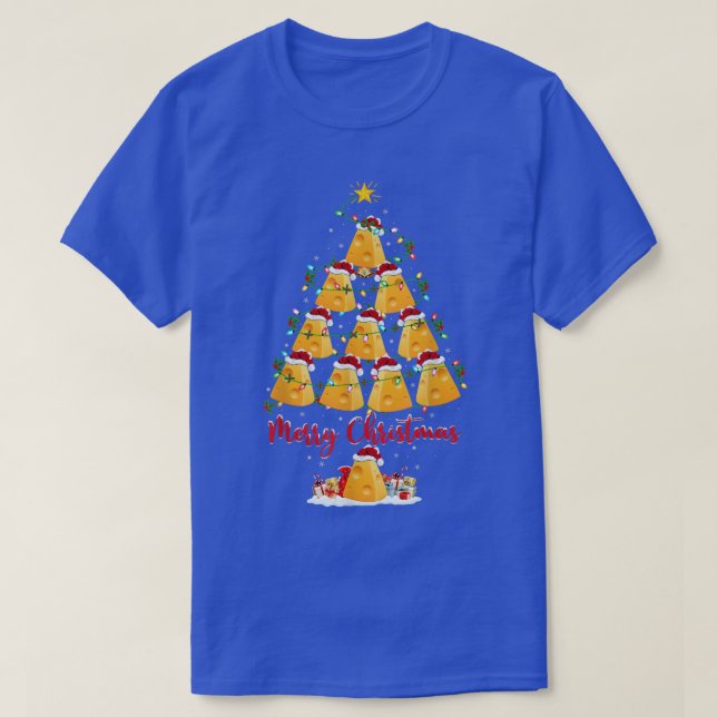 Cheese Lover Xmas Matching Santa Cheese Christmas  T Shirt (Design framsida)