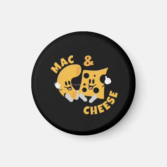 Cheese Mac & Cheese Funny Gift Idea Magnet (Framsidan)