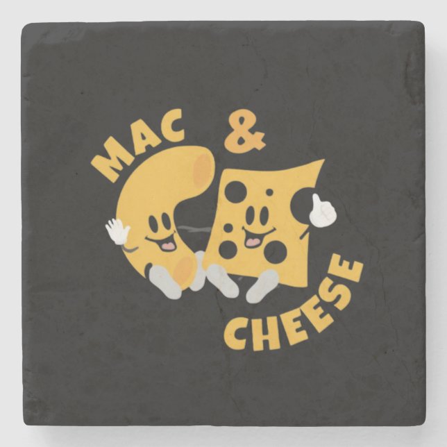 Cheese Mac & Cheese Funny Gift Idea Stenunderlägg (Framsidan)