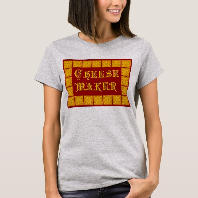 Cheese Maker Cooking T-Shirt (Framsida)