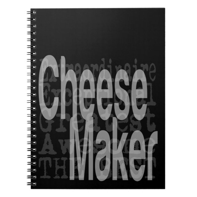 Cheese Maker Extraordinaire Anteckningsbok (Framsidan)