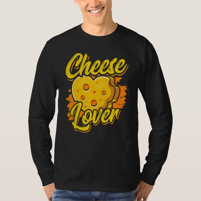 Cheese Ord Kärlek Cute T Shirt (Framsida)