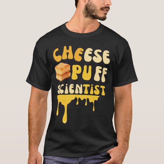 Cheese puff-forskare t shirt (Framsida)