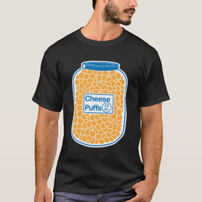 Cheese Puffs Workout T Shirt Liiting Tee Cheese Ba (Framsida)
