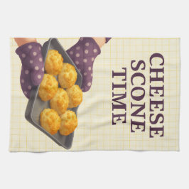 Cheese Scone Time — Kitchen Tea Towel Kökshandduk