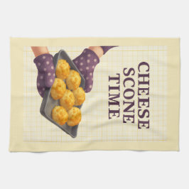 Cheese Scone Time — Kitchen Tea Towel Kökshandduk