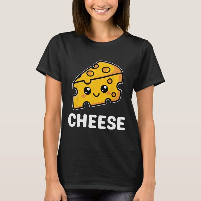 Cheese Slice Mac Macaroni Kawaii Halloween Costume T Shirt (Framsida)