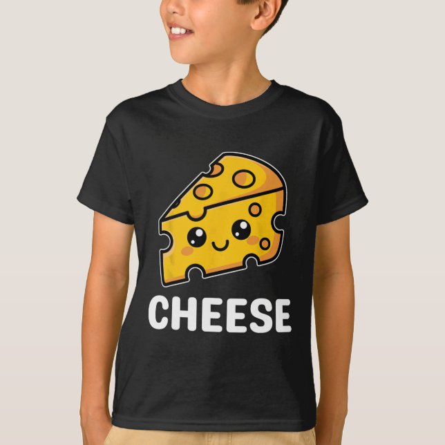Cheese Slice Mac Macaroni Kawaii Halloween Costume T Shirt (Framsida)
