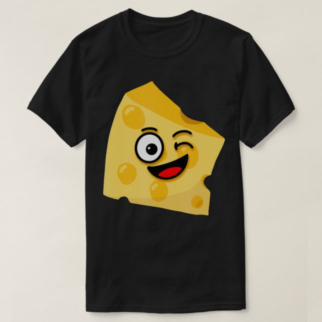 Cheese Swiss Funny Tecknad Halloween Costume T Shirt (Design framsida)