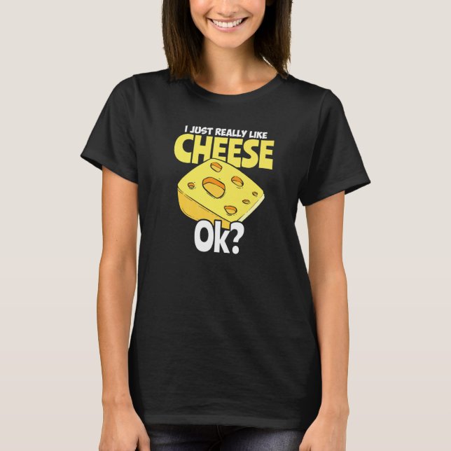 Cheese Swiss Grilled Cheesy Cheddar T Shirt (Framsida)