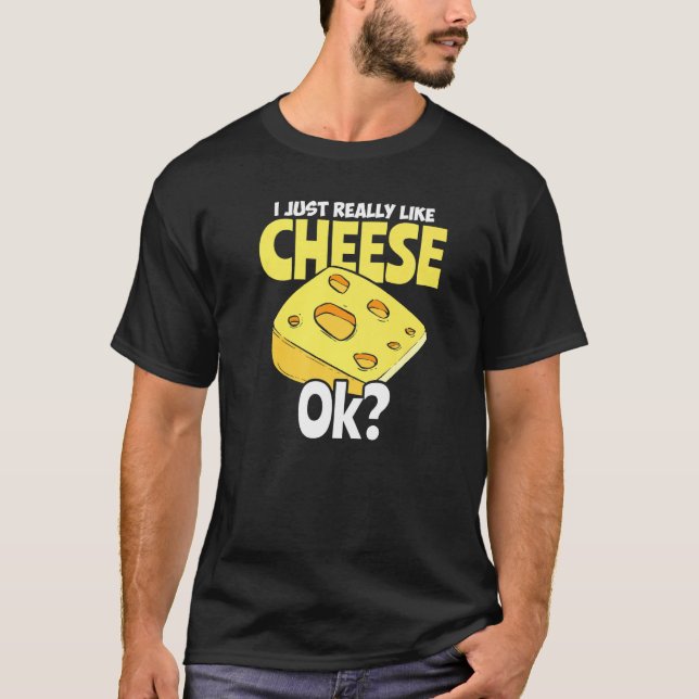 Cheese Swiss Grilled Cheesy Cheddar T Shirt (Framsida)