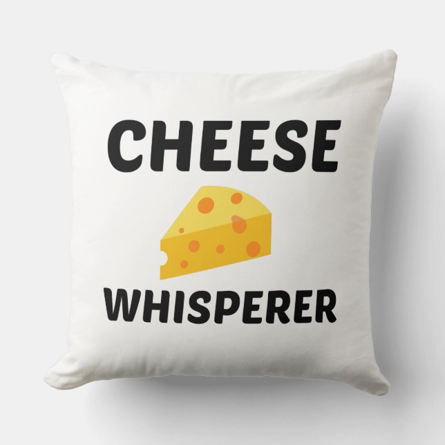 CHEESE WHISPERER KUDDE (Framsida)