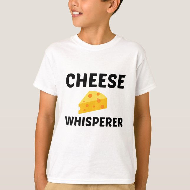 CHEESE WHISPERER T SHIRT (Framsida)
