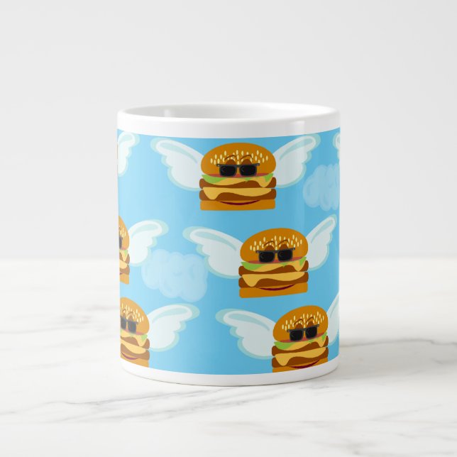 Cheeseburgare Heaven Jumbo Mugg (Framsidan)