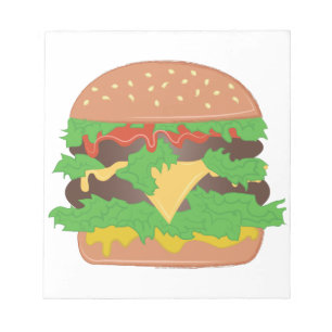 Cheeseburger Anteckningsblock