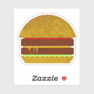 Cheeseburger Art Klistermärken