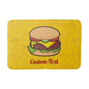 Cheeseburger Bathroom Mat Badrumsmatta