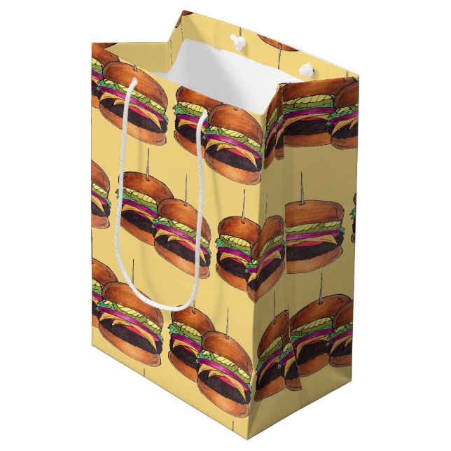 Cheeseburger Burger Hamburger Sliders Pub Food (Framsidan Vinklad)